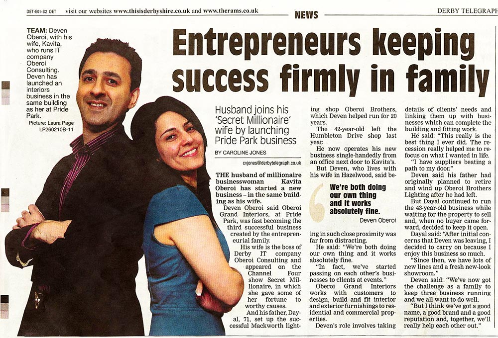 Entrepreneurs keeping success firmly in the family