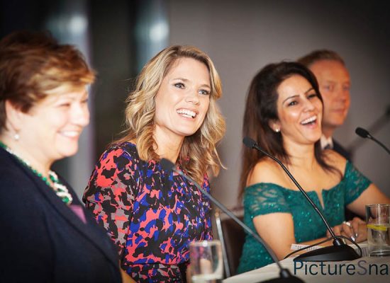 MP Emily Thornberry, Good Morning News Presenter, Charlotte Hawkins and Kavita Oberoi OBE