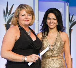 Kavita with Fiona Taylor, of Novartis Pharmaceuticals, winner of the PharmaTimes "Company Nominated Representative of the Year Award 2012"