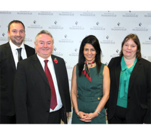 University of Huddersfield - Alan Tobi, Bob Cryan, Kavita Oberoi and Kyla Holt