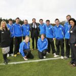 Kavita Oberoi with Dawn Ward OBE, Gareth Southgate and Sports Learners at the Burton and South Derbyshire College ground breaking ceremony at St George's Park 2011