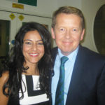 Kavita Oberoi with Bill Turnbull