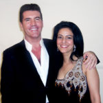 Kavita Oberoi with X-Factor's Simon Cowell