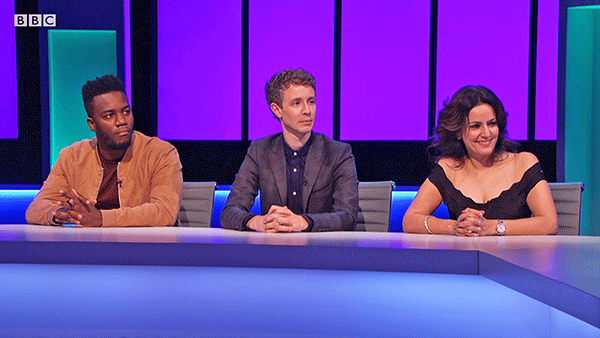 Mo Gilligan, Matt Edmondson and Kavita on "The Apprentice: You're Fired 2018"