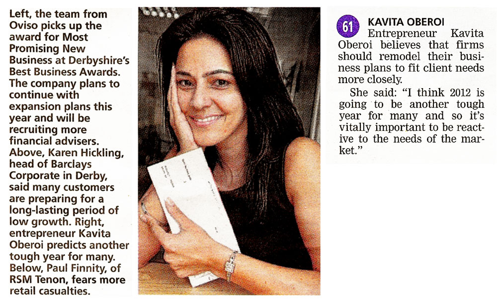 108 Predictions for 2012 - Kavita Oberoi OBE