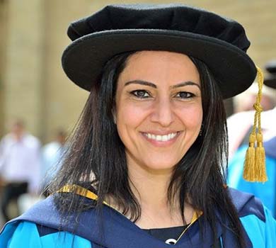 Honorary Degree from Huddersfield University 2013 - Kavita Oberoi OBE