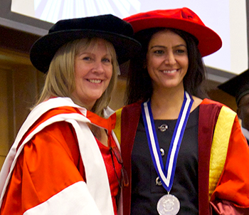 Fellowship Award from Burton and South Derbyshire College 2013 - Kavita Oberoi OBE