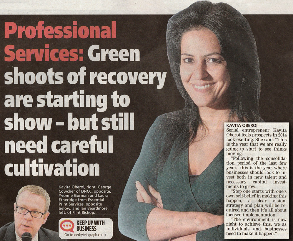 Predictions For 2014 - Kavita Oberoi OBE